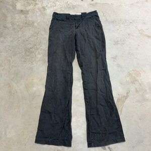BKE Crossover Jeans Charcoal Grey Linen Cotton Blend Flare‎ Leg 28x34